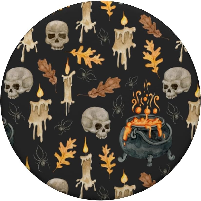 image:imagePopSockets Halloween Phone Grip Spooky Pattern PopSockets Adhesive PopGripAdhesive PopGrip