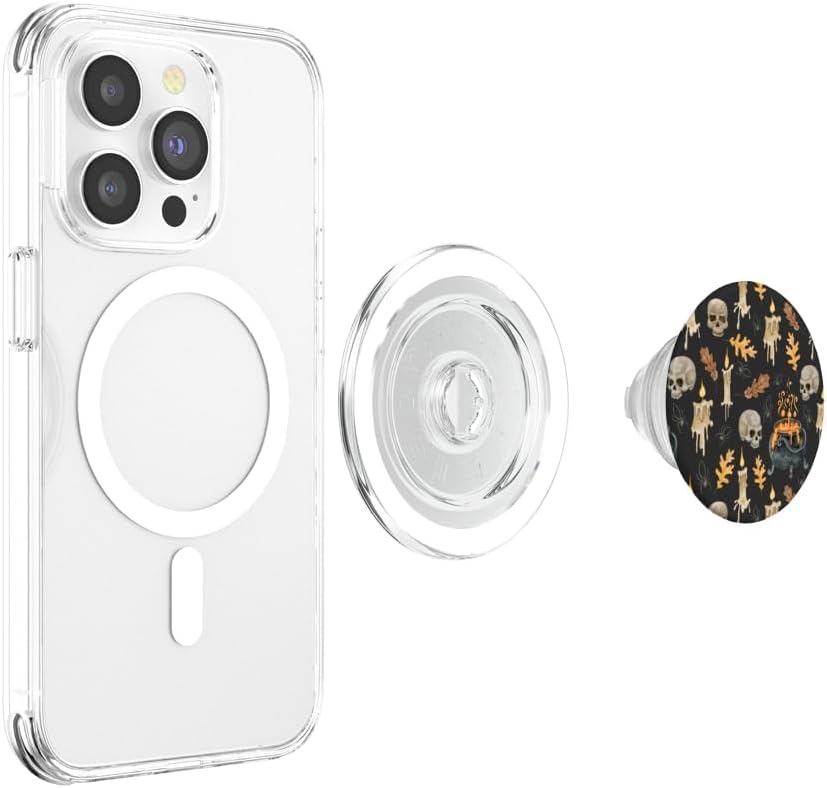 image:imagePopSockets Halloween Phone Grip Spooky Pattern PopSockets Adhesive PopGripMagnetic PopGrip