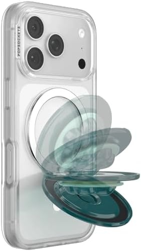 image:imagePopSockets KickOut Grip for MagSafe Adjustable Kickstand for Portrait or Landscape Magnetic Stand Green Green