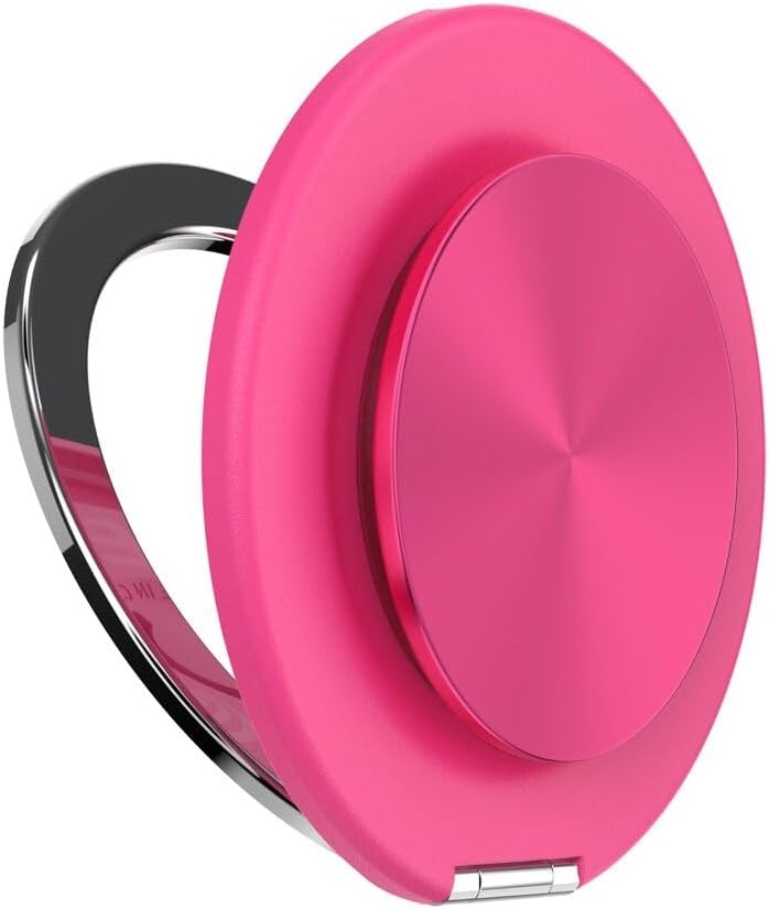 image:imagePopSockets KickOut Grip for MagSafe Adjustable Kickstand for Portrait or Landscape Magnetic Stand Hot Pink Fuchsia