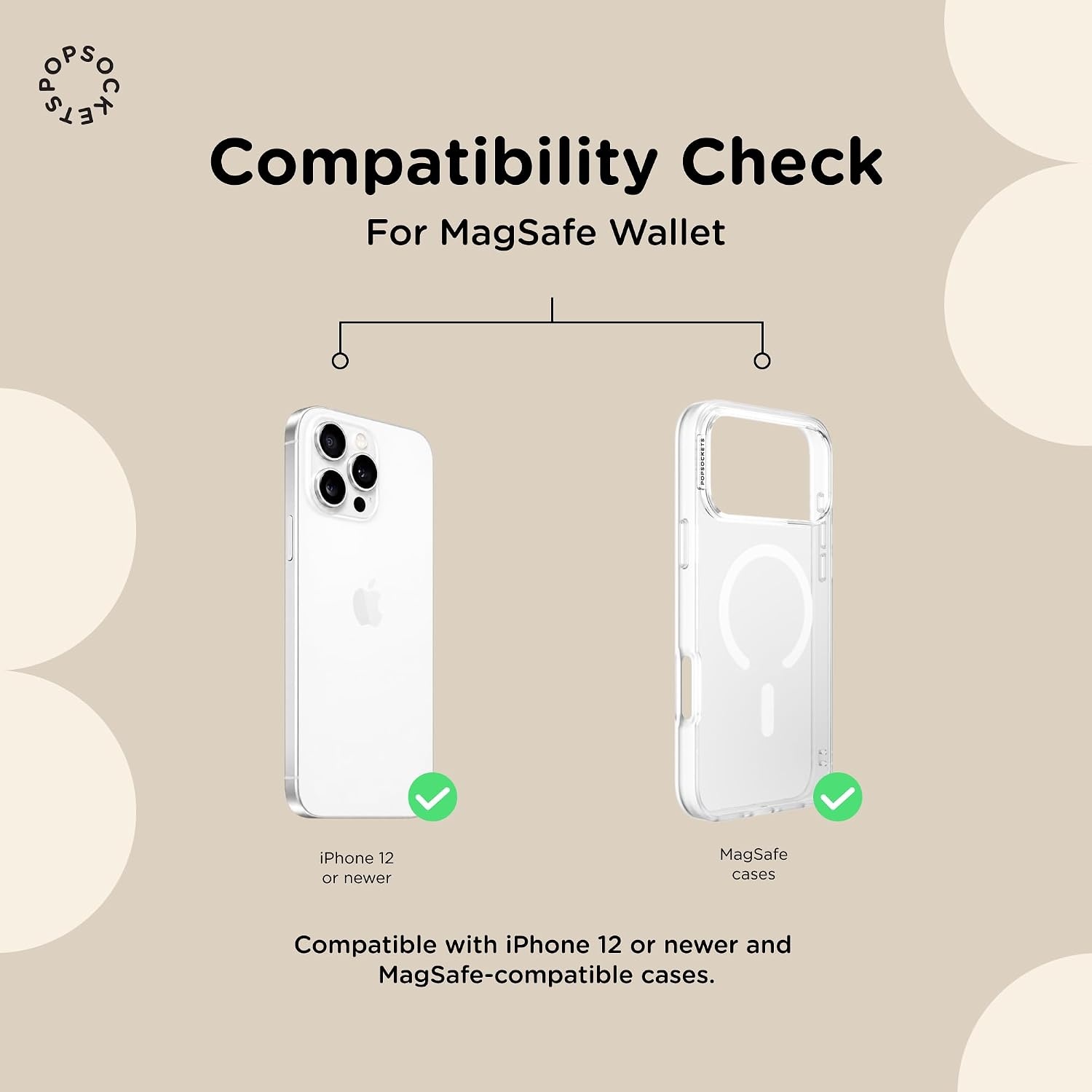 image:imagePopSockets KickOut Wallet for MagSafe Adjustable Kickstand Magnetic Stand Silver Silver Radial