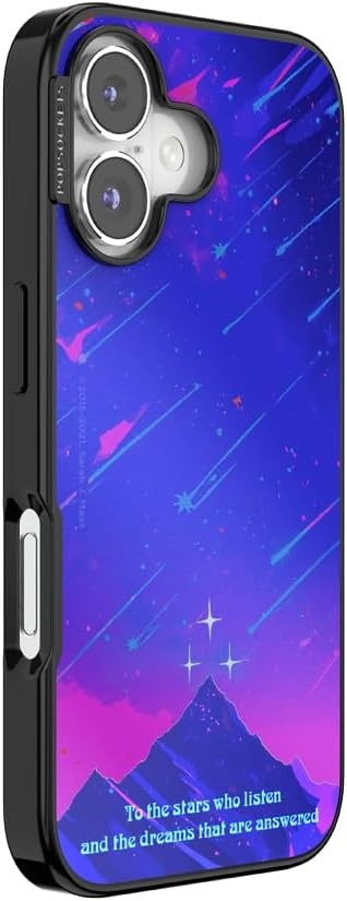 image:imagePopSockets iPhone 16 Phone Case with MagSafe Wireless Charging Compatible Bookish Mirror Starfall