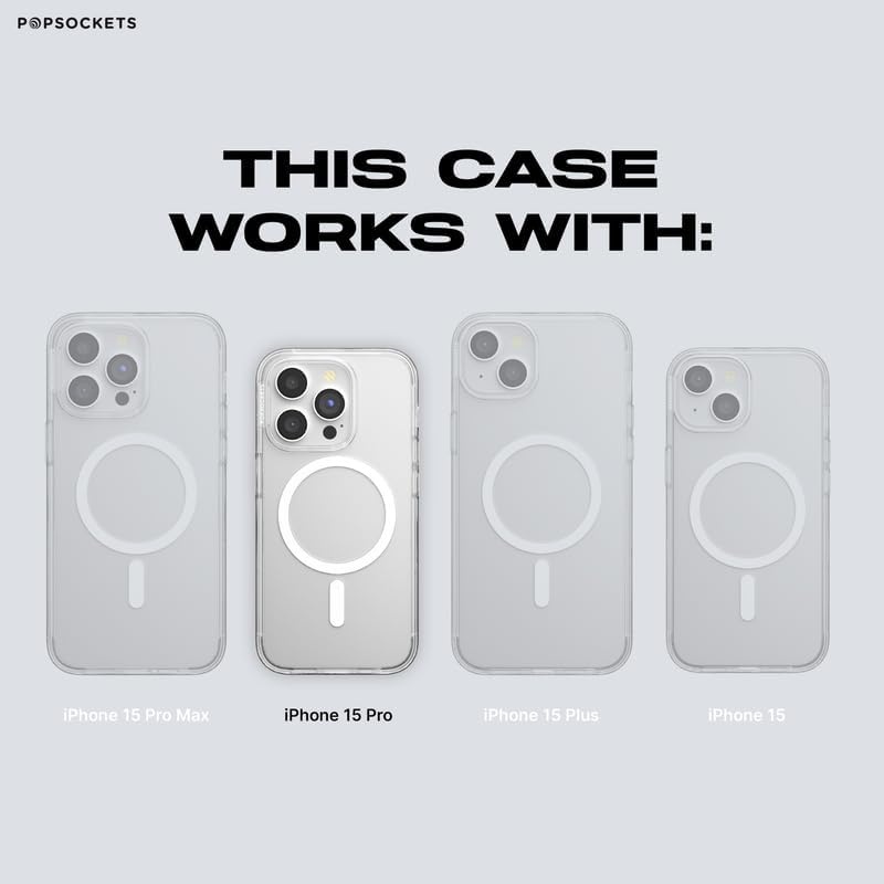 image:imagePopSockets iPhone 16 Phone Case with MagSafe Wireless Charging Compatible Bookish Spooky Book Club SmokeMain Character Energy