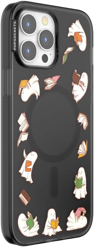 image:imagePopSockets iPhone 16 Phone Case with MagSafe Wireless Charging Compatible Bookish Spooky Book Club SmokeSpooky Book Club Smoke