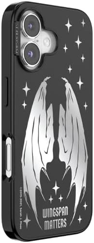 image:imagePopSockets iPhone 16 Phone Case with MagSafe Wireless Charging Compatible Bookish Wingspan