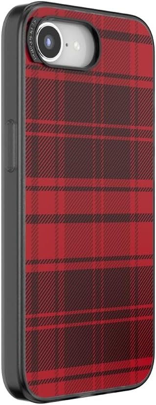 image:imagePopSockets iPhone 16 Phone Case with MagSafe Wireless Charging Compatible Checkered Blush GinghamBuffalo Check