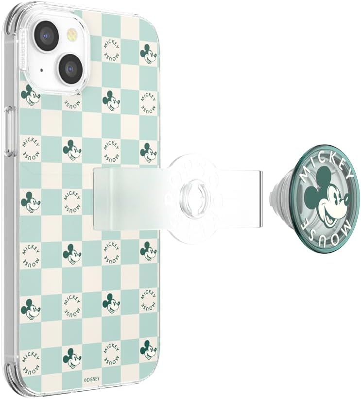 image:imagePopSockets iPhone 16 Phone Case with MagSafe Wireless Charging Compatible Disney Serene MickeyMickey Classic Check