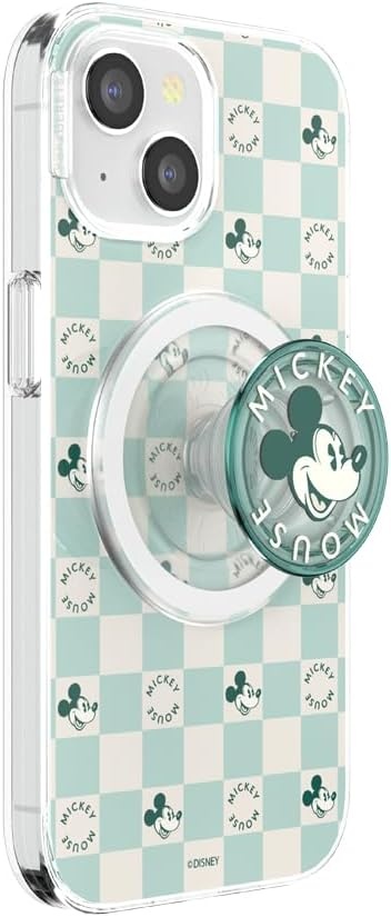 image:imagePopSockets iPhone 16 Phone Case with MagSafe Wireless Charging Compatible Disney Serene MickeyMickey Classic Check