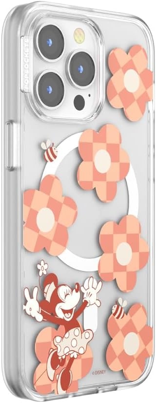 image:imagePopSockets iPhone 16 Phone Case with MagSafe Wireless Charging Compatible Disney Serene MickeyMickey Classic Check