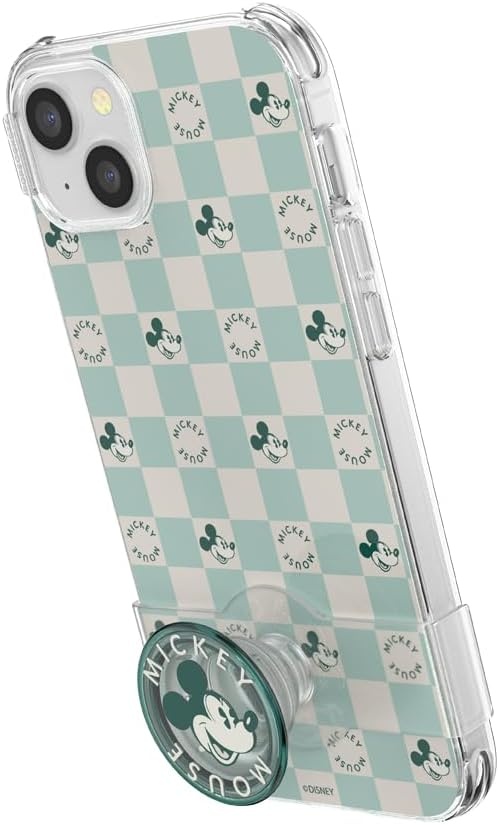 image:imagePopSockets iPhone 16 Phone Case with MagSafe Wireless Charging Compatible Disney Serene MickeyMickey Classic Check