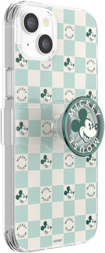 image:imagePopSockets iPhone 16 Phone Case with MagSafe Wireless Charging Compatible Disney Serene MickeyMickey Classic Check