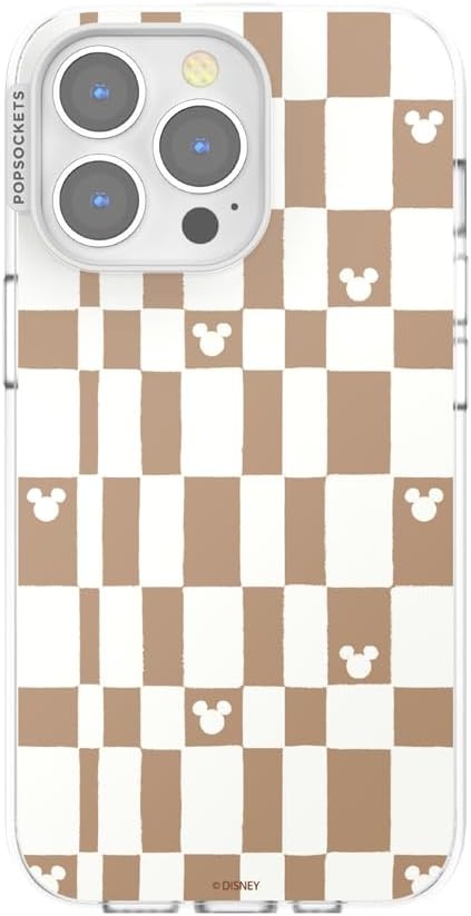 image:imagePopSockets iPhone 16 Phone Case with MagSafe Wireless Charging Compatible Disney Serene MickeyMickey Latte Check
