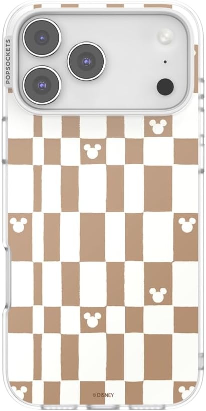 image:imagePopSockets iPhone 16 Phone Case with MagSafe Wireless Charging Compatible Disney Serene MickeyMickey Latte Check
