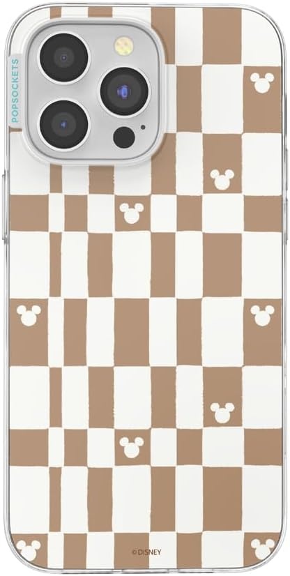 image:imagePopSockets iPhone 16 Phone Case with MagSafe Wireless Charging Compatible Disney Serene MickeyMickey Latte Check
