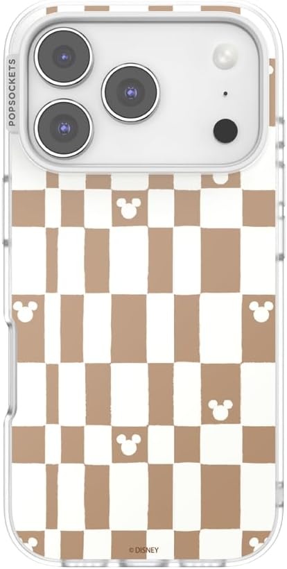 image:imagePopSockets iPhone 16 Phone Case with MagSafe Wireless Charging Compatible Disney Serene MickeyMickey Latte Check