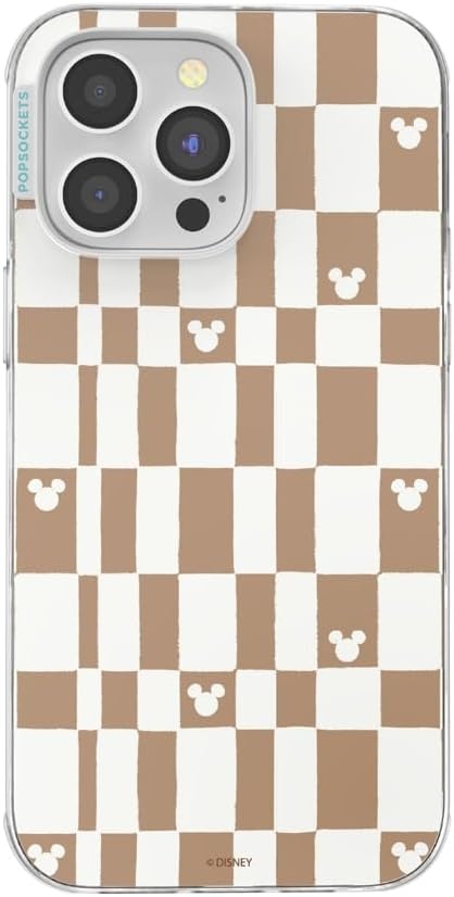 image:imagePopSockets iPhone 16 Phone Case with MagSafe Wireless Charging Compatible Disney Serene MickeyMickey Latte Check