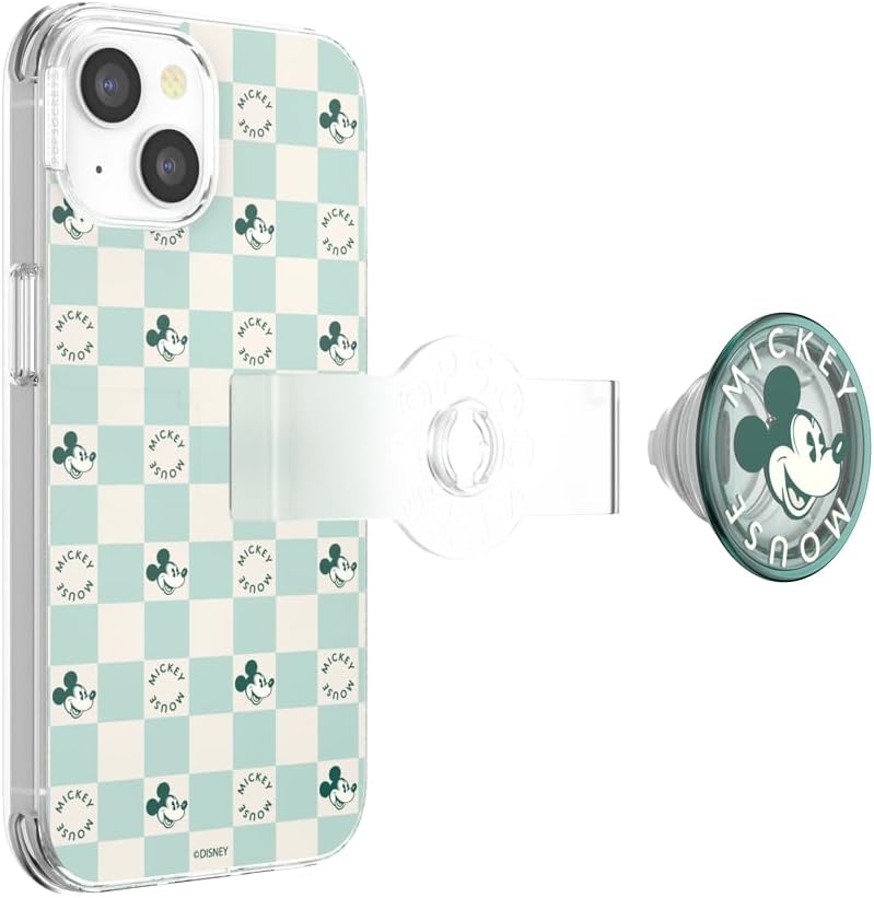 image:imagePopSockets iPhone 16 Phone Case with MagSafe Wireless Charging Compatible Disney Serene MickeyMickey Mouse Classic Check