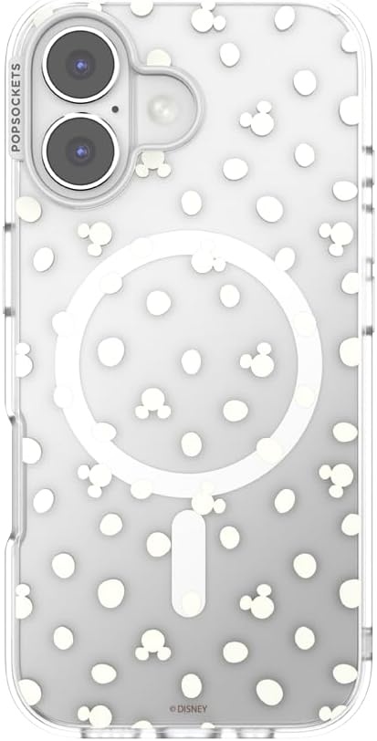 image:imagePopSockets iPhone 16 Phone Case with MagSafe Wireless Charging Compatible Disney Serene MickeyMickey Polka Dot