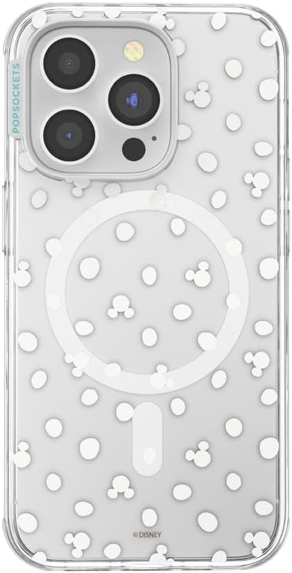 image:imagePopSockets iPhone 16 Phone Case with MagSafe Wireless Charging Compatible Disney Serene MickeyMickey Polka Dot