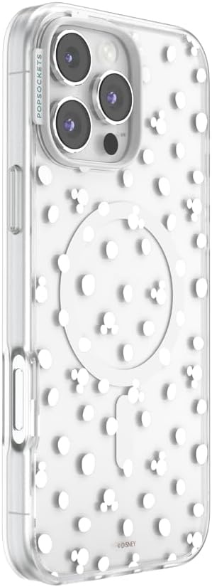image:imagePopSockets iPhone 16 Phone Case with MagSafe Wireless Charging Compatible Disney Serene MickeyMickey Polka Dot