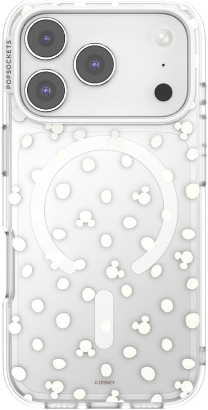 image:imagePopSockets iPhone 16 Phone Case with MagSafe Wireless Charging Compatible Disney Serene MickeyMickey Polka Dot