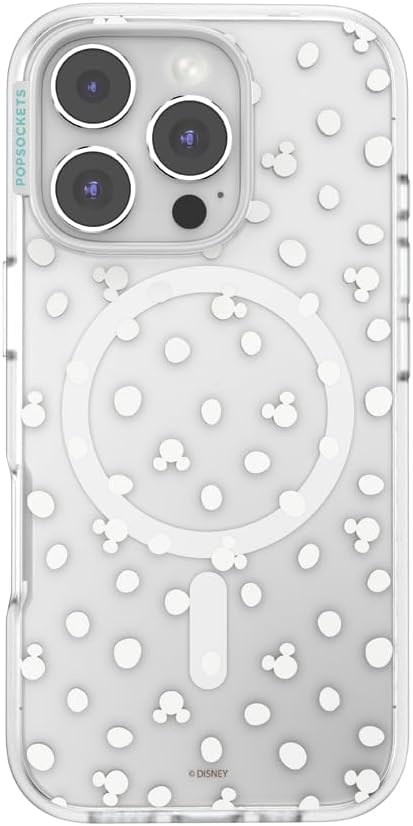 image:imagePopSockets iPhone 16 Phone Case with MagSafe Wireless Charging Compatible Disney Serene MickeyMickey Polka Dot