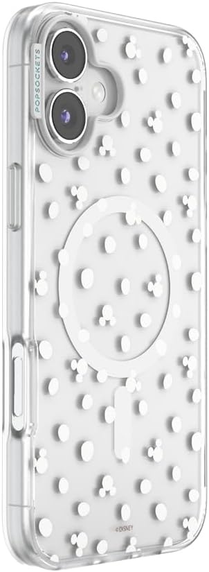 image:imagePopSockets iPhone 16 Phone Case with MagSafe Wireless Charging Compatible Disney Serene MickeyMickey Polka Dot