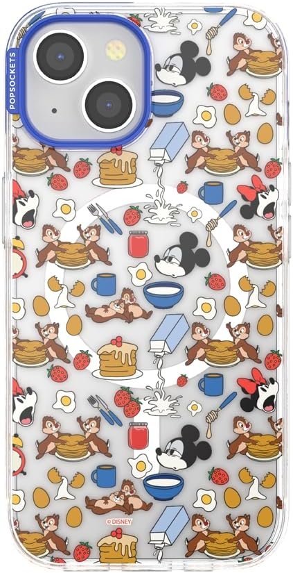 image:imagePopSockets iPhone 16 Phone Case with MagSafe Wireless Charging Compatible Disney Serene MickeyMickeys Breakfast Buffet
