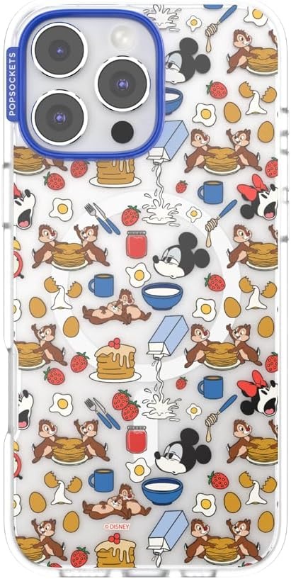 image:imagePopSockets iPhone 16 Phone Case with MagSafe Wireless Charging Compatible Disney Serene MickeyMickeys Breakfast Buffet