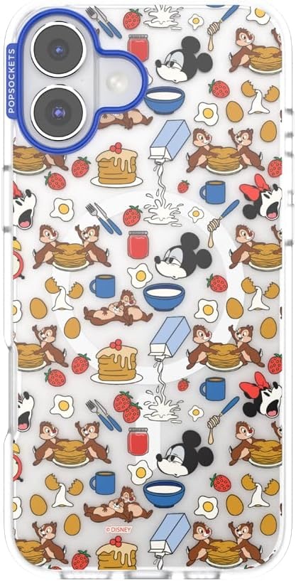 image:imagePopSockets iPhone 16 Phone Case with MagSafe Wireless Charging Compatible Disney Serene MickeyMickeys Breakfast Buffet