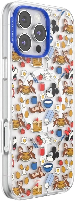 image:imagePopSockets iPhone 16 Phone Case with MagSafe Wireless Charging Compatible Disney Serene MickeyMickeys Breakfast Buffet