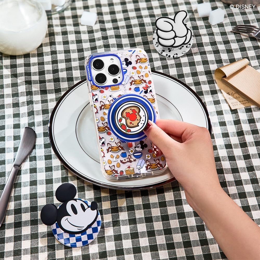 image:imagePopSockets iPhone 16 Phone Case with MagSafe Wireless Charging Compatible Disney Serene MickeyMickeys Breakfast Buffet