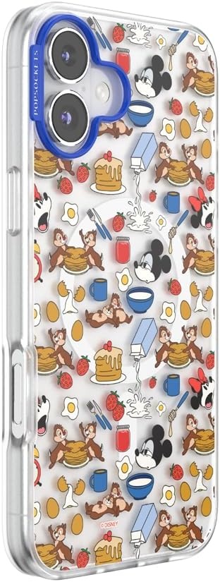 image:imagePopSockets iPhone 16 Phone Case with MagSafe Wireless Charging Compatible Disney Serene MickeyMickeys Breakfast Buffet