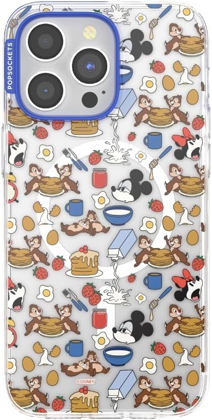 image:imagePopSockets iPhone 16 Phone Case with MagSafe Wireless Charging Compatible Disney Serene MickeyMickeys Breakfast Buffet