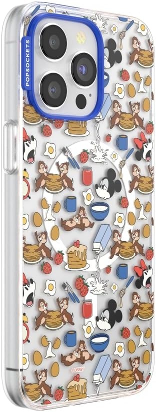 image:imagePopSockets iPhone 16 Phone Case with MagSafe Wireless Charging Compatible Disney Serene MickeyMickeys Breakfast Buffet