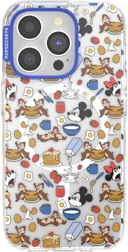 image:imagePopSockets iPhone 16 Phone Case with MagSafe Wireless Charging Compatible Disney Serene MickeyMickeys Breakfast Buffet