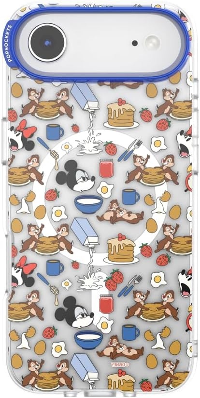 image:imagePopSockets iPhone 16 Phone Case with MagSafe Wireless Charging Compatible Disney Serene MickeyMickeys Breakfast Buffet