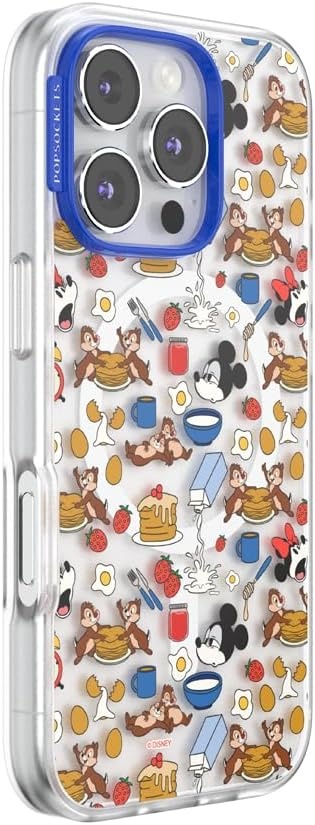 image:imagePopSockets iPhone 16 Phone Case with MagSafe Wireless Charging Compatible Disney Serene MickeyMickeys Breakfast Buffet