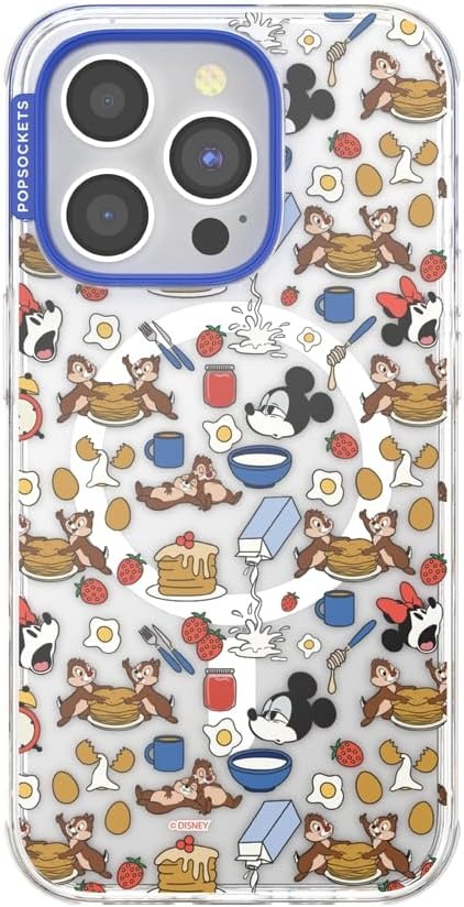image:imagePopSockets iPhone 16 Phone Case with MagSafe Wireless Charging Compatible Disney Serene MickeyMickeys Breakfast Buffet