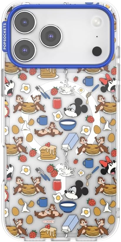 image:imagePopSockets iPhone 16 Phone Case with MagSafe Wireless Charging Compatible Disney Serene MickeyMickeys Breakfast Buffet