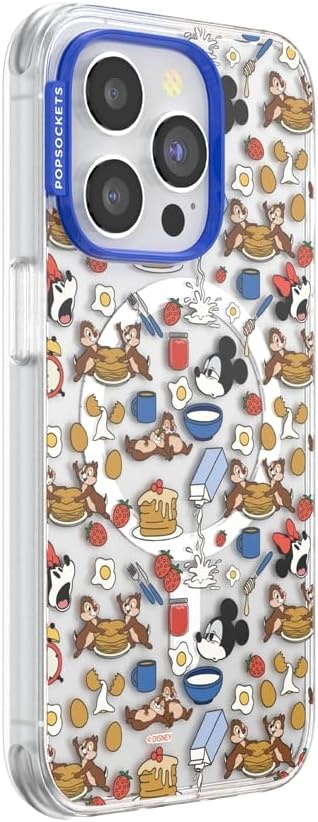 image:imagePopSockets iPhone 16 Phone Case with MagSafe Wireless Charging Compatible Disney Serene MickeyMickeys Breakfast Buffet