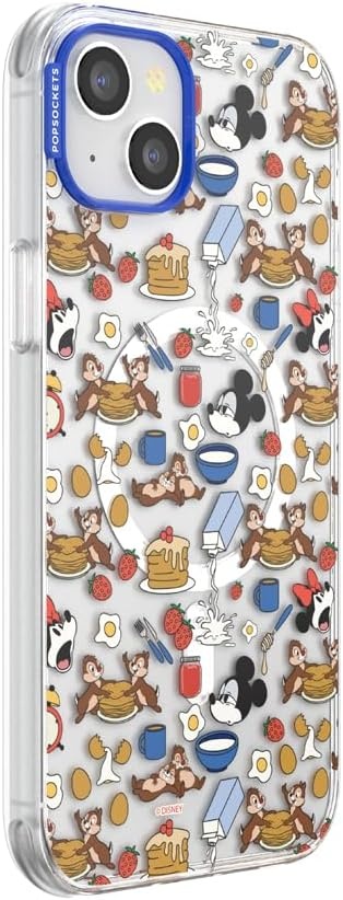 image:imagePopSockets iPhone 16 Phone Case with MagSafe Wireless Charging Compatible Disney Serene MickeyMickeys Breakfast Buffet