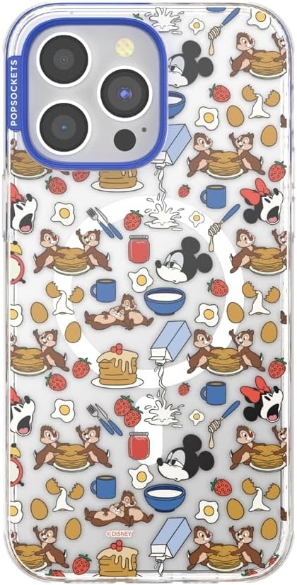 image:imagePopSockets iPhone 16 Phone Case with MagSafe Wireless Charging Compatible Disney Serene MickeyMickeys Breakfast Buffet
