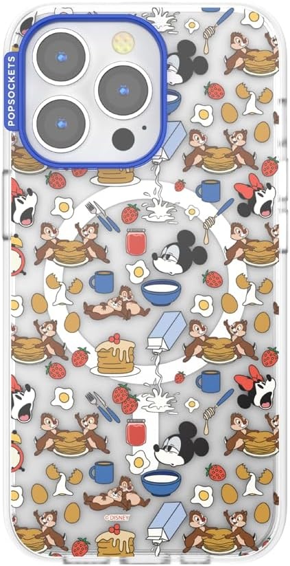 image:imagePopSockets iPhone 16 Phone Case with MagSafe Wireless Charging Compatible Disney Serene MickeyMickeys Breakfast Buffet