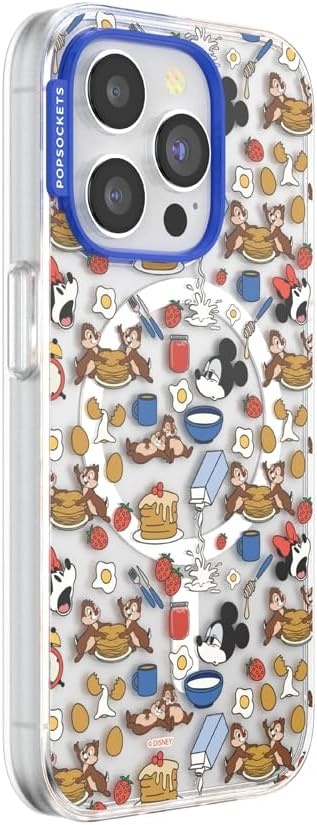 image:imagePopSockets iPhone 16 Phone Case with MagSafe Wireless Charging Compatible Disney Serene MickeyMickeys Breakfast Buffet