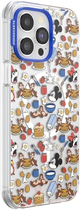 image:imagePopSockets iPhone 16 Phone Case with MagSafe Wireless Charging Compatible Disney Serene MickeyMickeys Breakfast Buffet