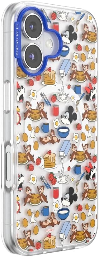 image:imagePopSockets iPhone 16 Phone Case with MagSafe Wireless Charging Compatible Disney Serene MickeyMickeys Breakfast Buffet