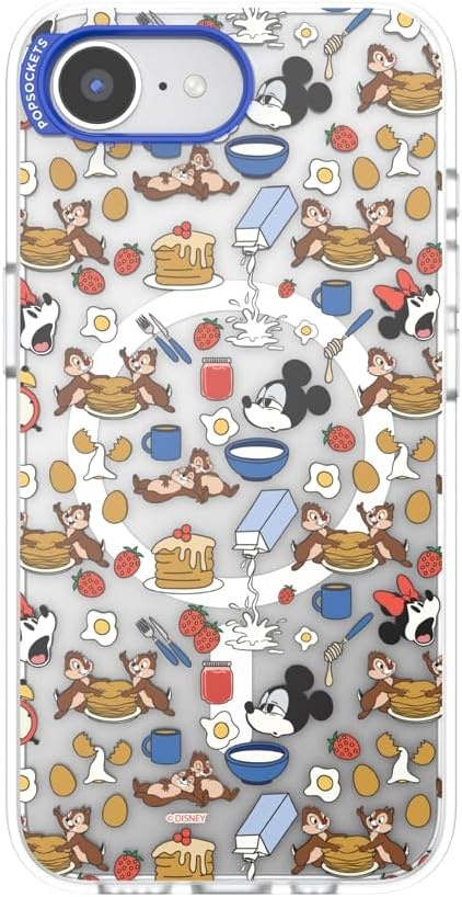 image:imagePopSockets iPhone 16 Phone Case with MagSafe Wireless Charging Compatible Disney Serene MickeyMickeys Breakfast Buffet