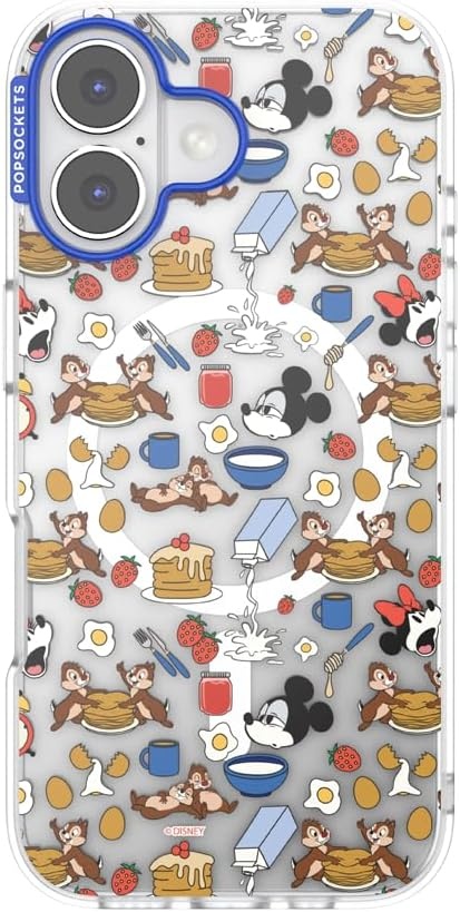 image:imagePopSockets iPhone 16 Phone Case with MagSafe Wireless Charging Compatible Disney Serene MickeyMickeys Breakfast Buffet