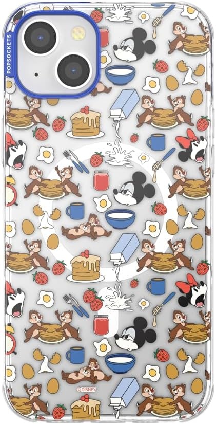 image:imagePopSockets iPhone 16 Phone Case with MagSafe Wireless Charging Compatible Disney Serene MickeyMickeys Breakfast Buffet
